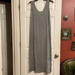 FLAX gingham summer maxi dress size small